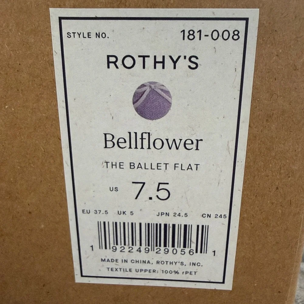 Rothy's Bellflower The Ballet Flat - Picture 4 of 4